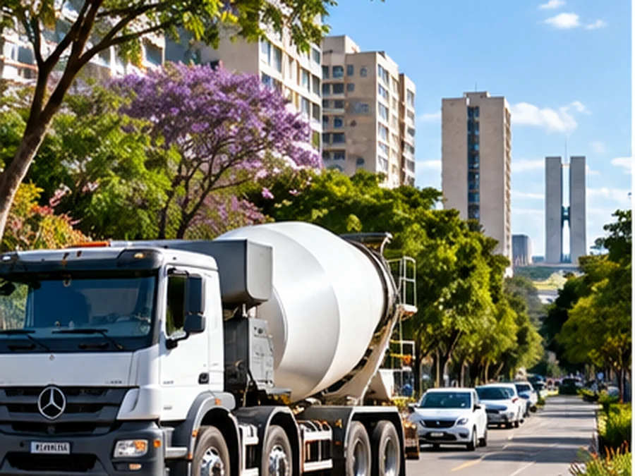 Caminhão betoneira em Brasília